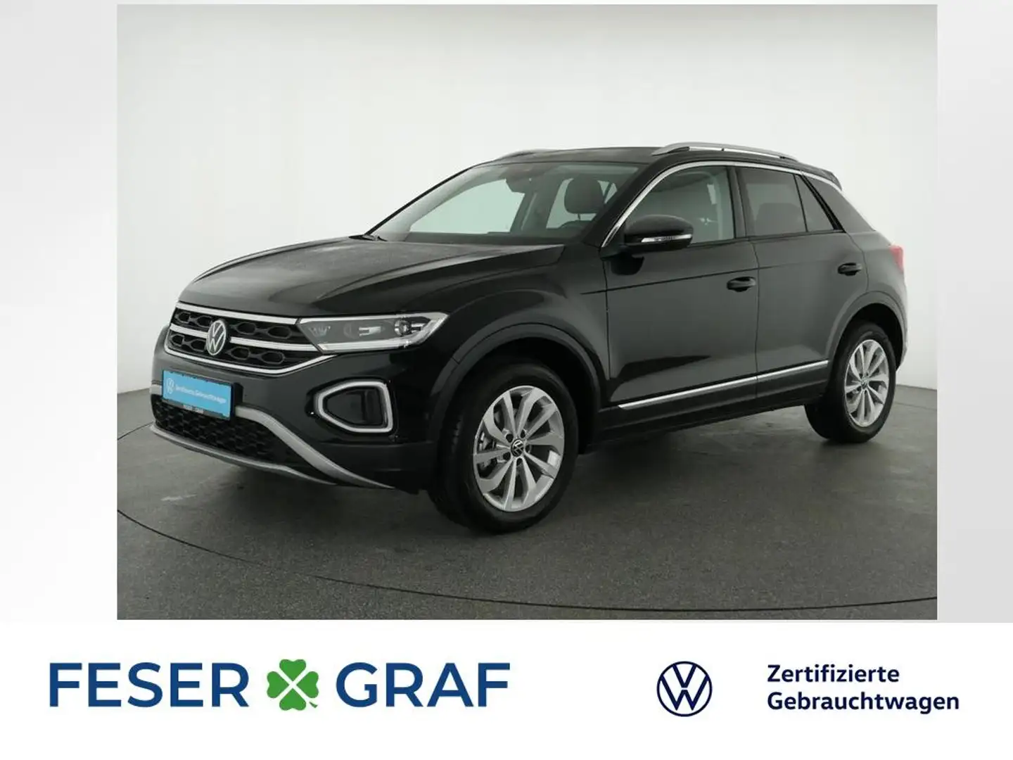 Volkswagen T-Roc 1.0 TSI APP Kamera beh.Lenkrad IQ-Drive Schwarz - 1