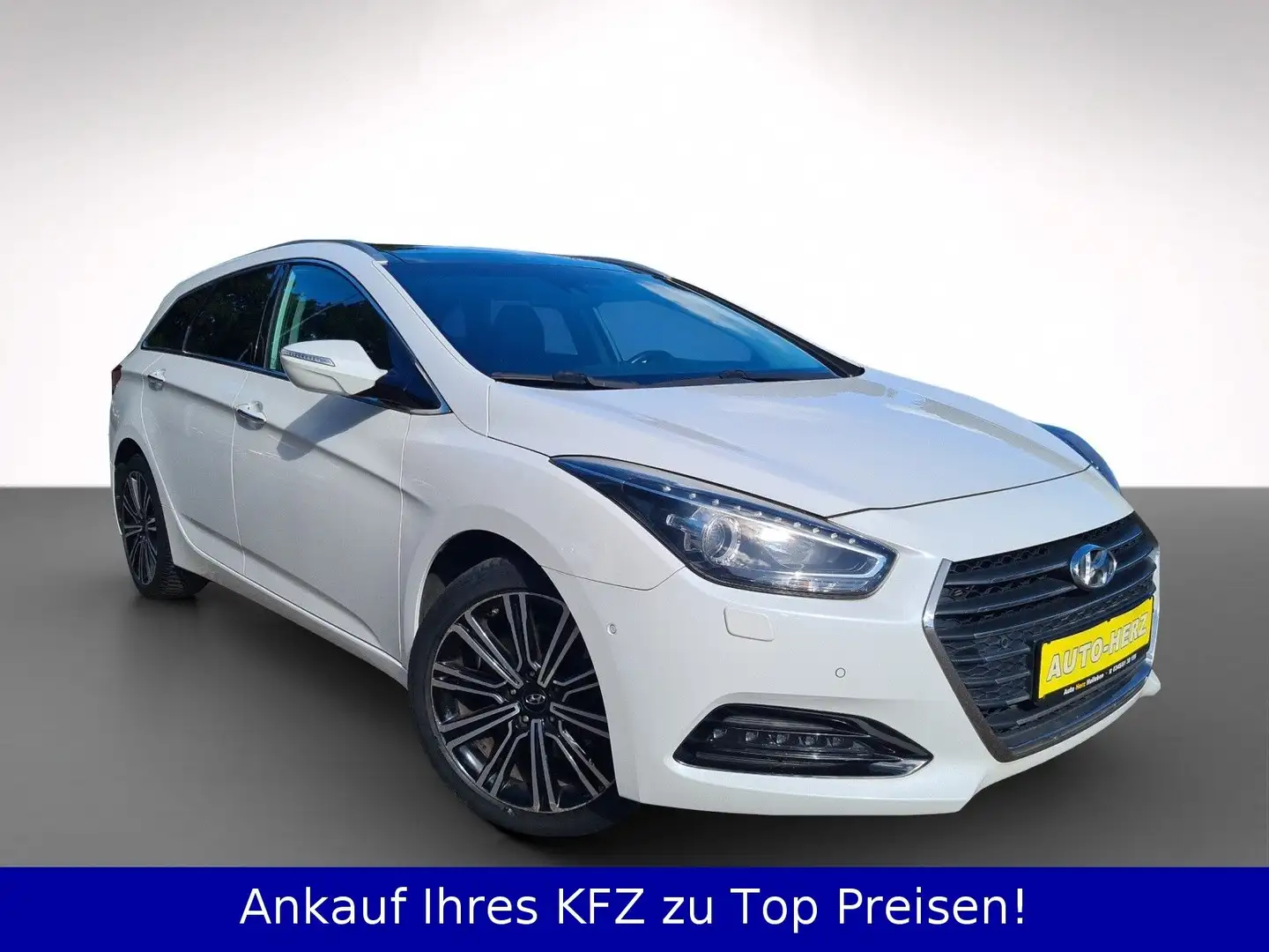 Hyundai i40 cw blue Premium  *XENON+PANORAMA+PDC+LEDER* Weiß - 2