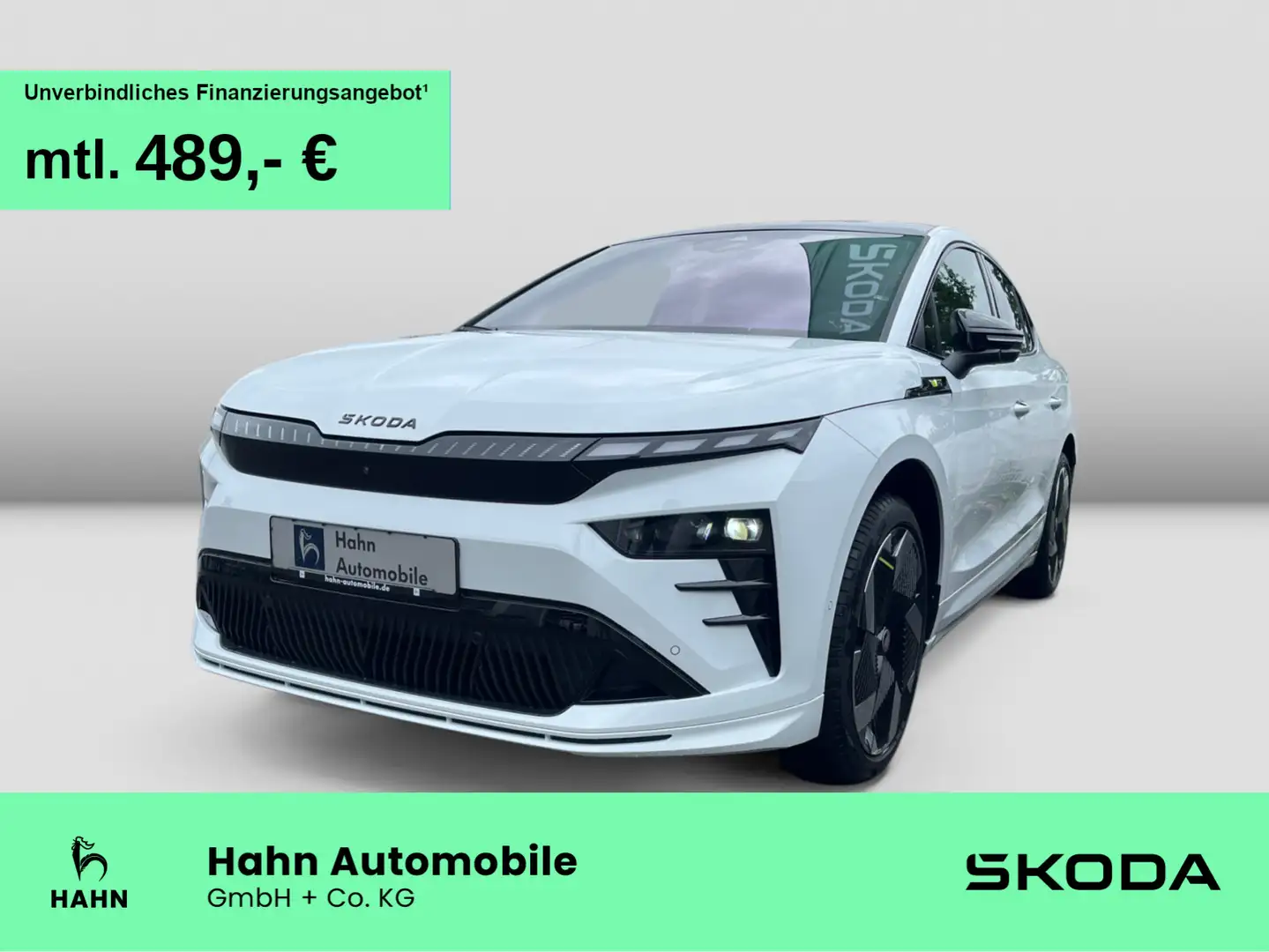Skoda Enyaq Coupe RS AHK MAXX Transport 21" Alu Weiß - 1