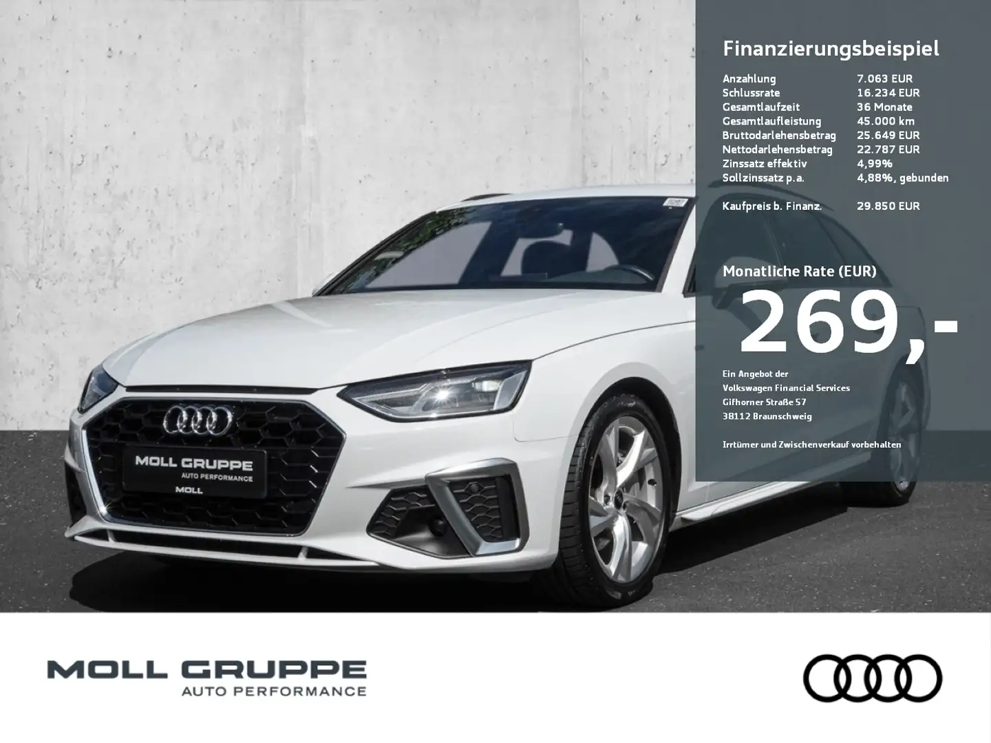 Audi A4 Avant S line 40 TFSI 150(204)  S tronic AHK Alb - 1