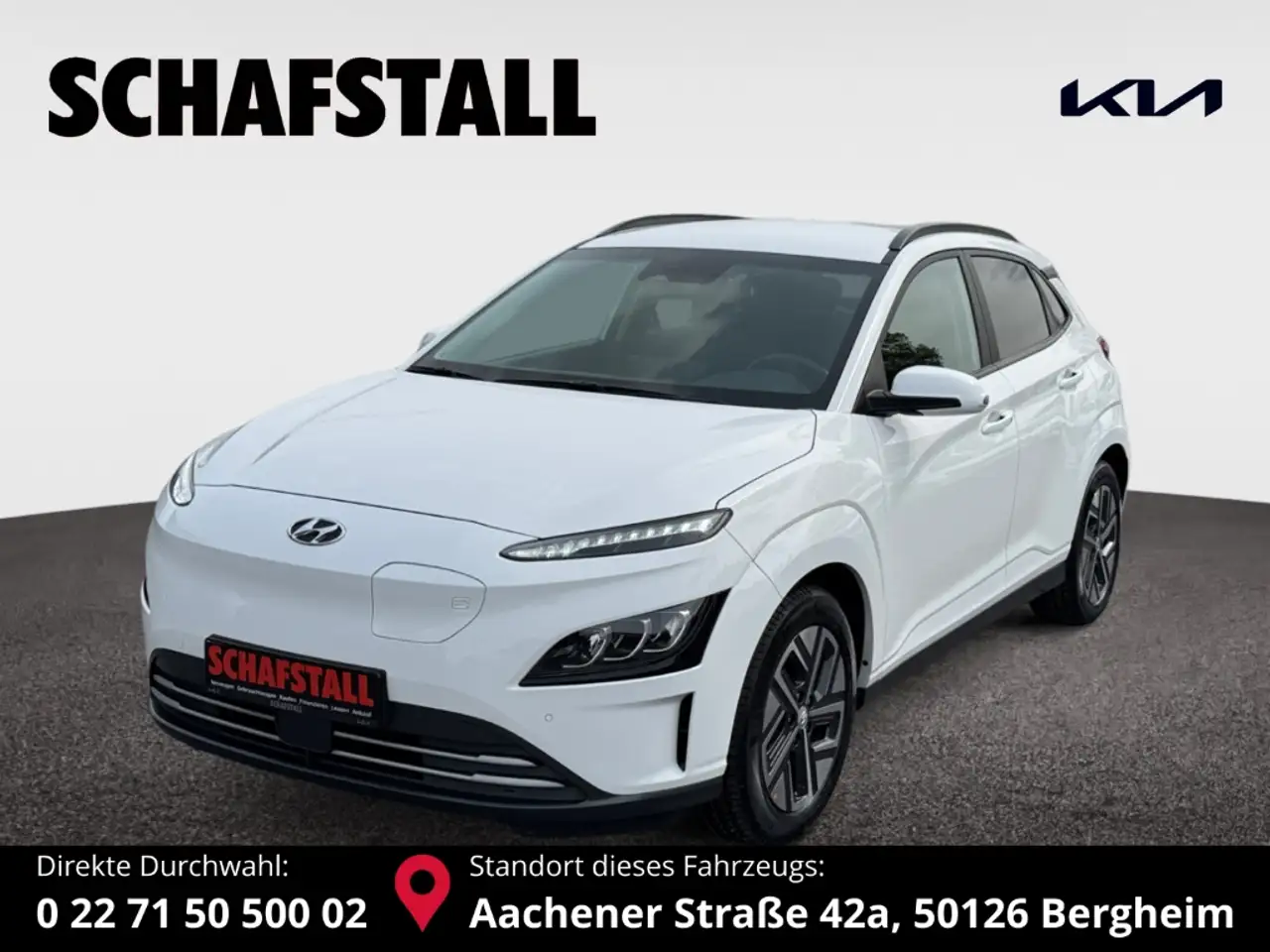Hyundai KONA EV Trend 3-Phasen WÄRMEPUMPE KrellSound NAVI PDC V