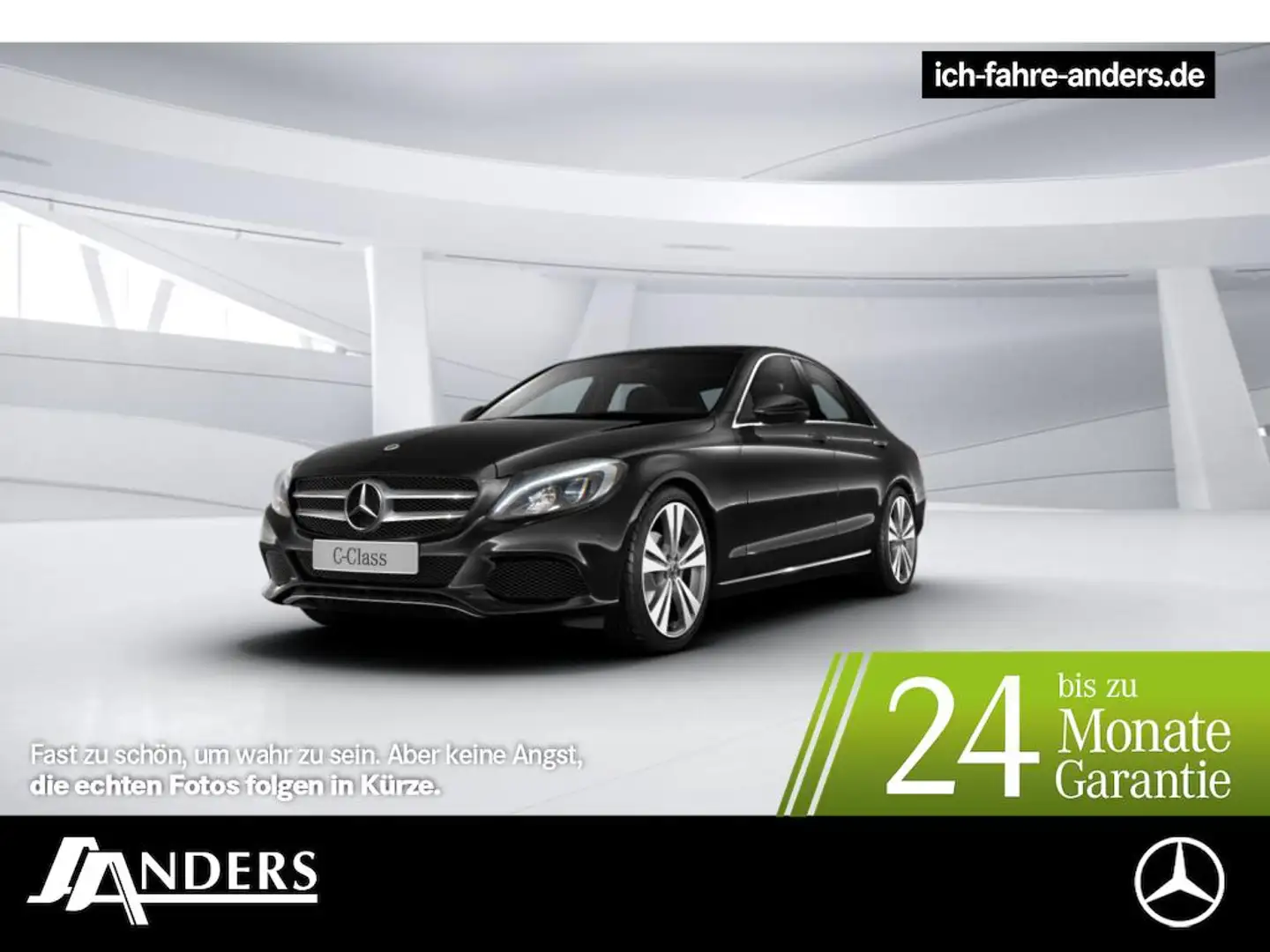 Mercedes-Benz C 180 Avantgarde+Navi+SHZ+LED+PDC+AHK+Tempomat Noir - 1