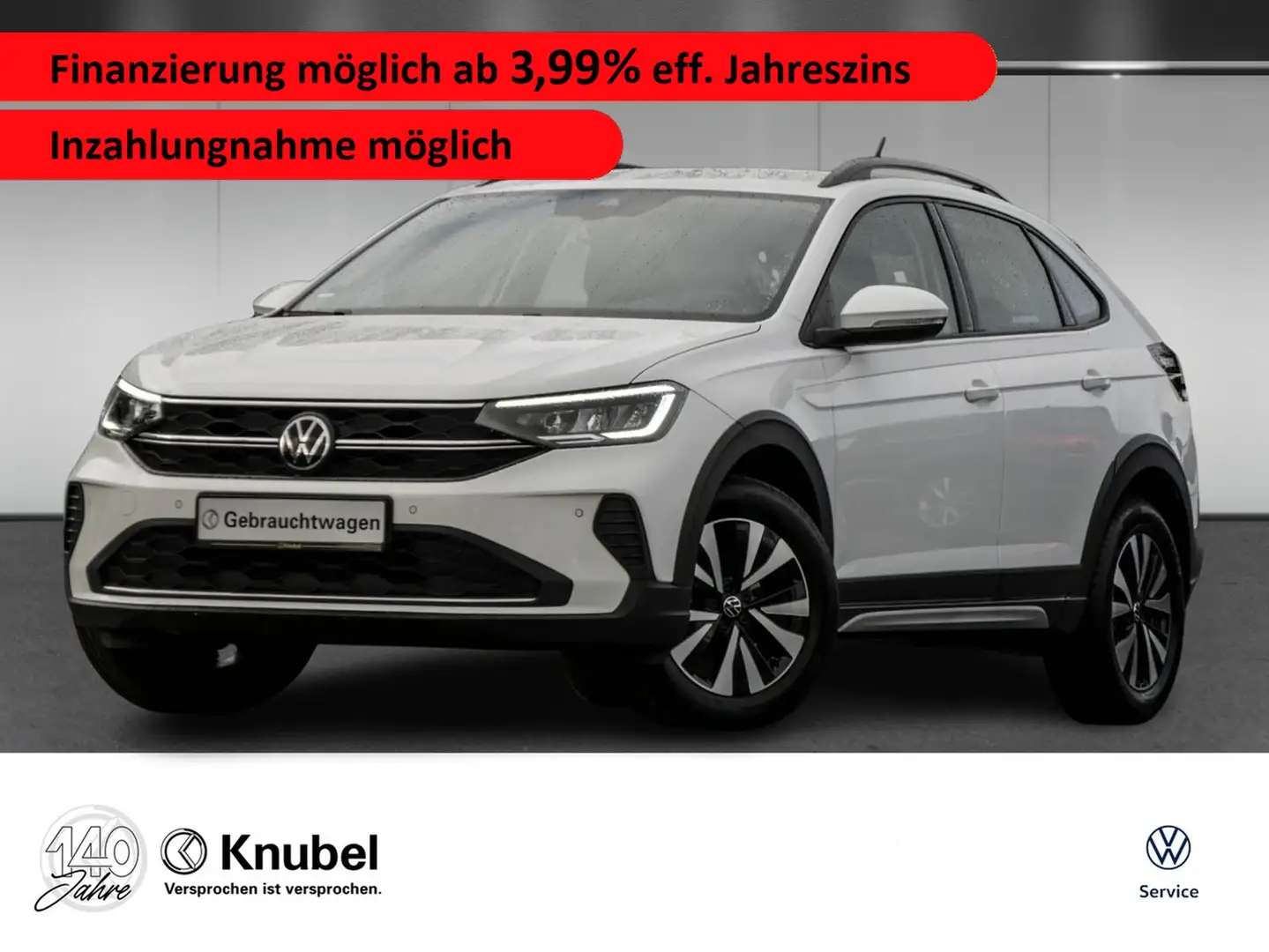 Volkswagen Taigo Life 1.0 TSI DSG LED Navi Keyless RKamera Bianco - 1