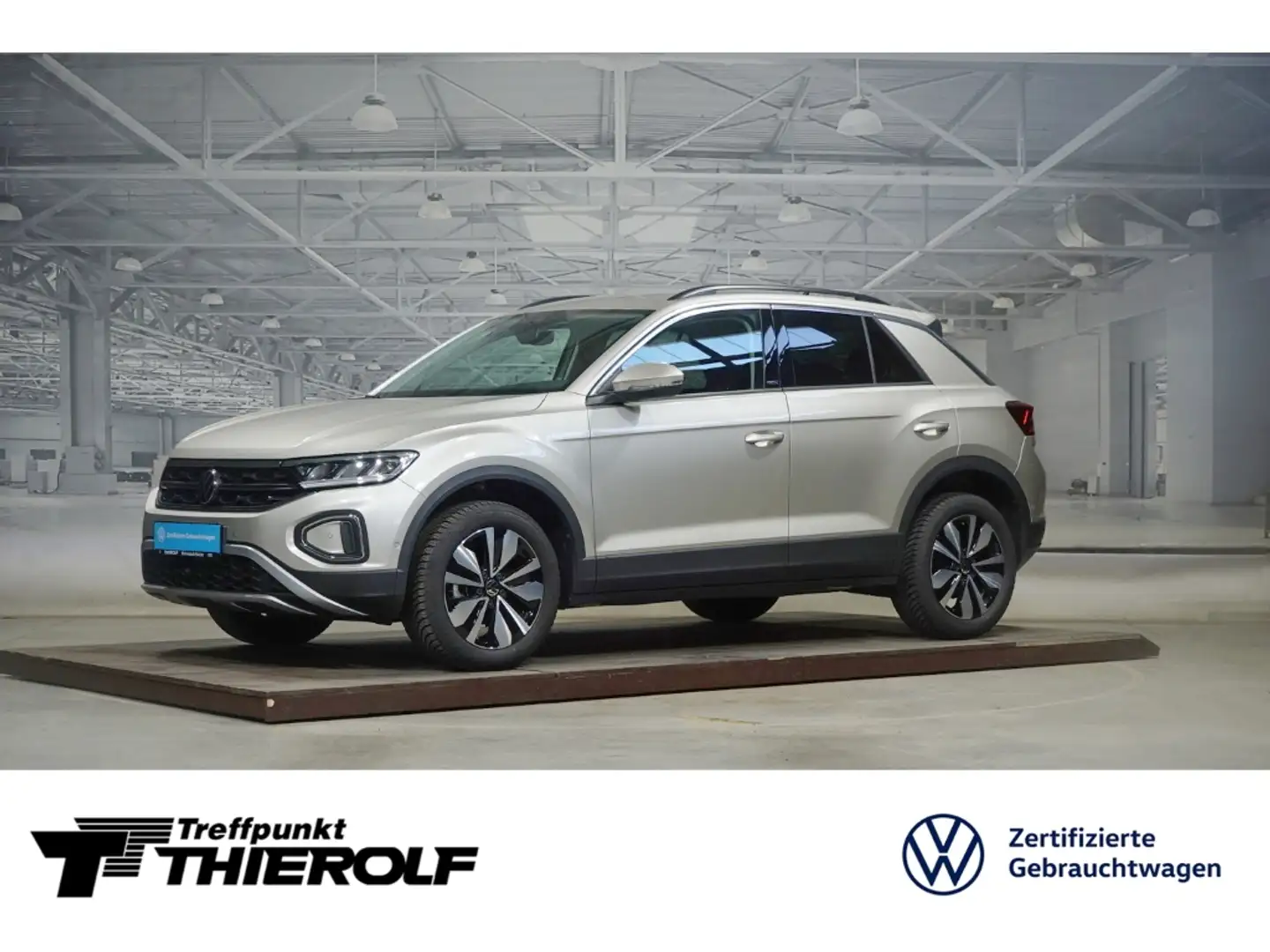 Volkswagen T-Roc 1.5 TSI MOVE Standhzg. LED Navi Silber - 1