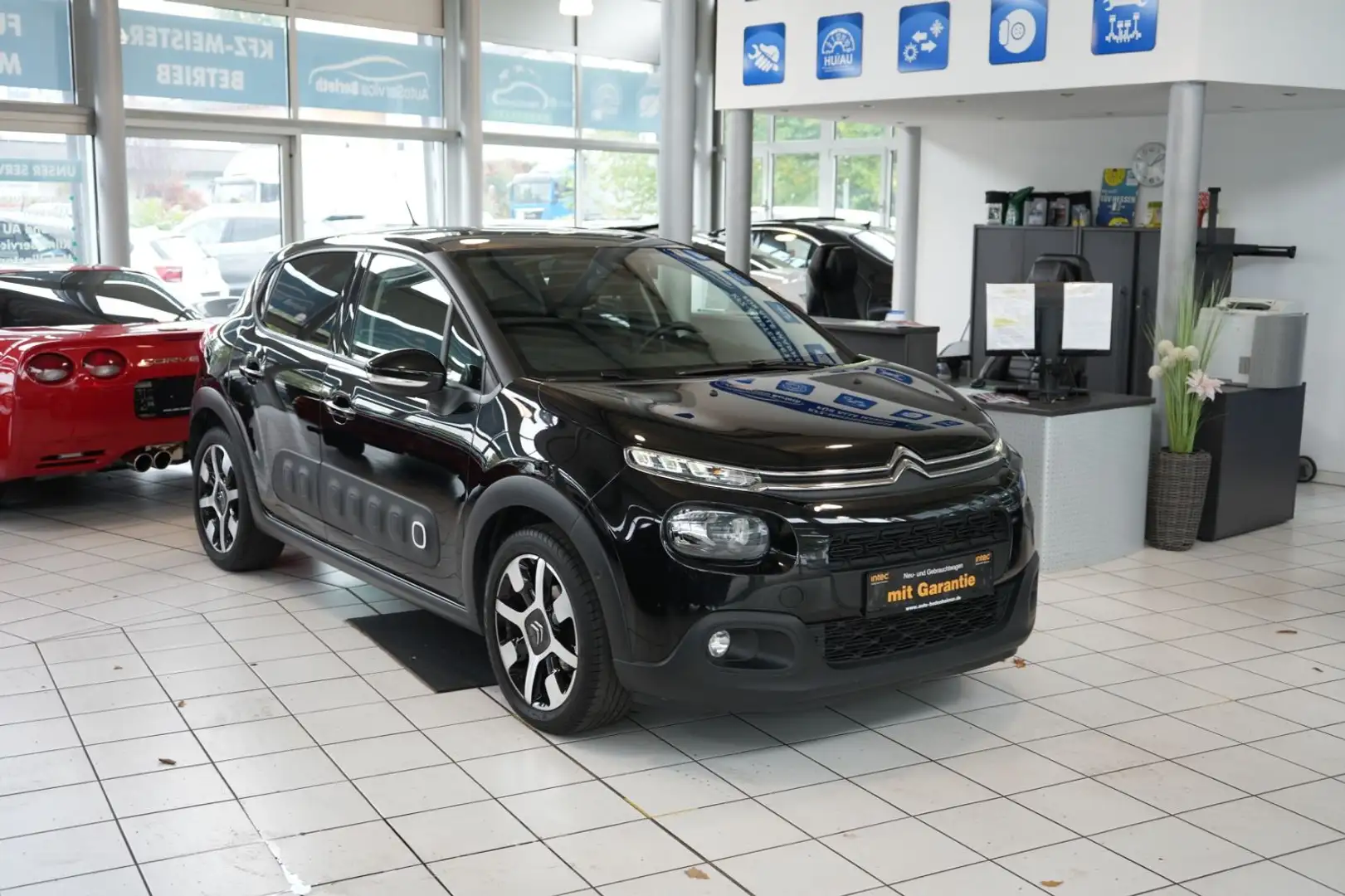 Citroen C3 Shine *1.Hand *PDC+Kamera Schwarz - 1