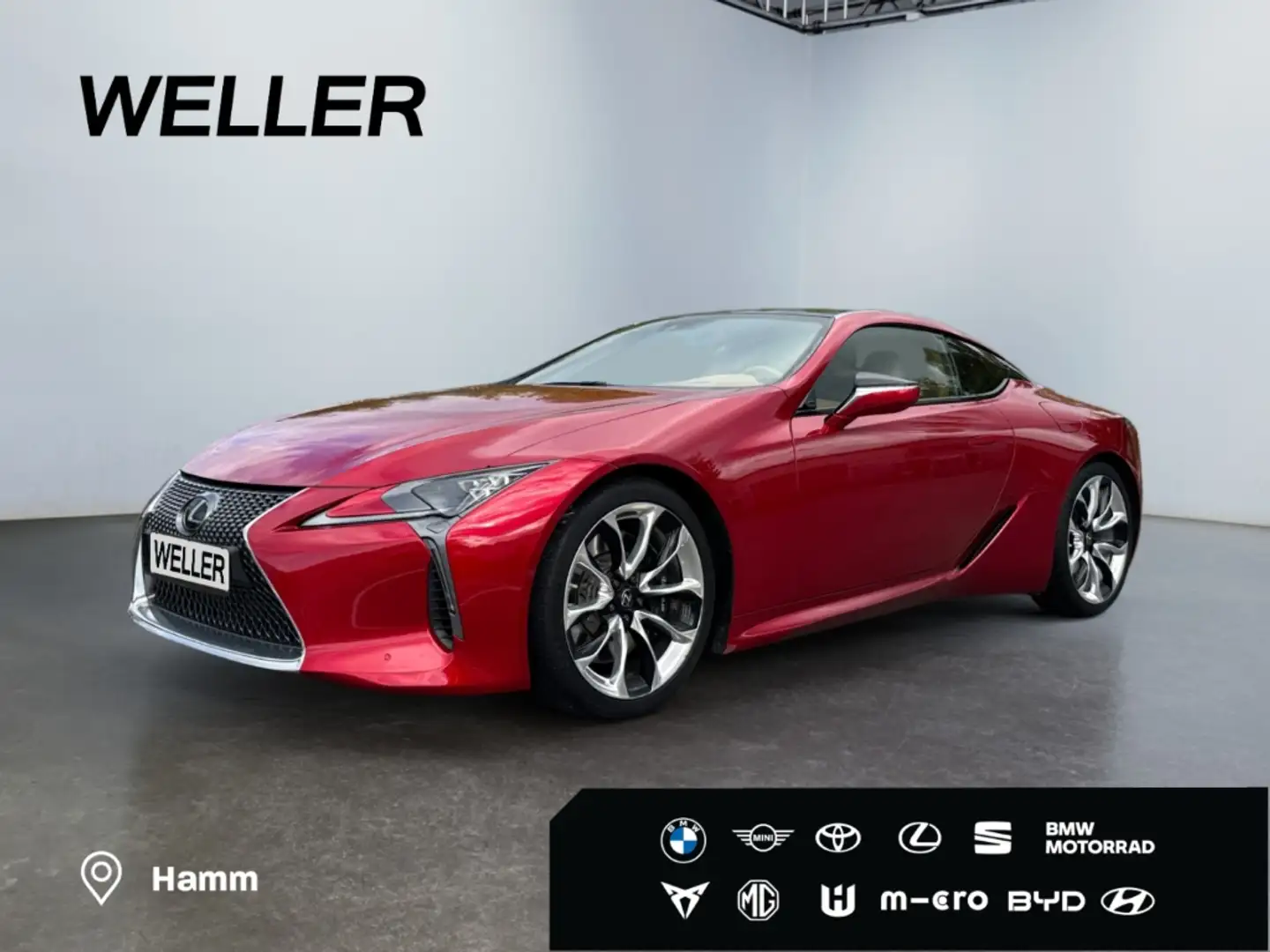 Lexus LC 500 Coupe*M Levinson*HUD*Kamera*Carbondach* Rot - 1