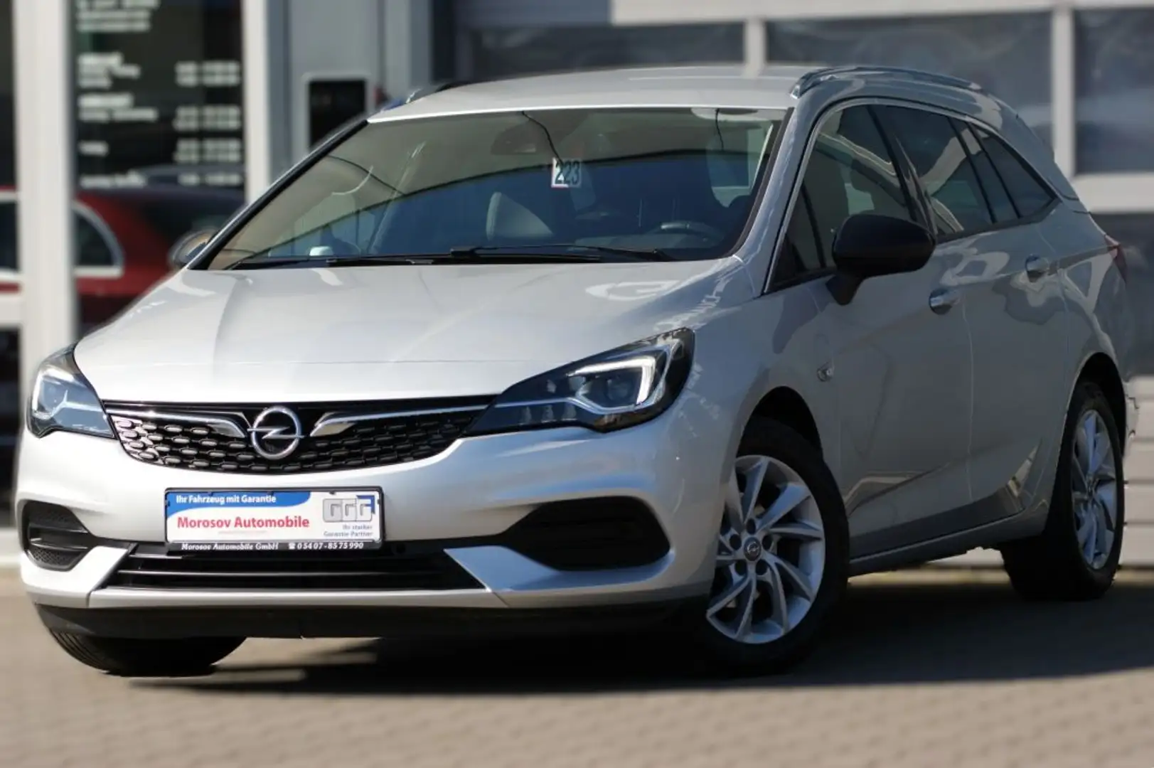 Opel Astra 1.5 D Start/Stop Sports Tourer Automatik Elegance Zilver - 1