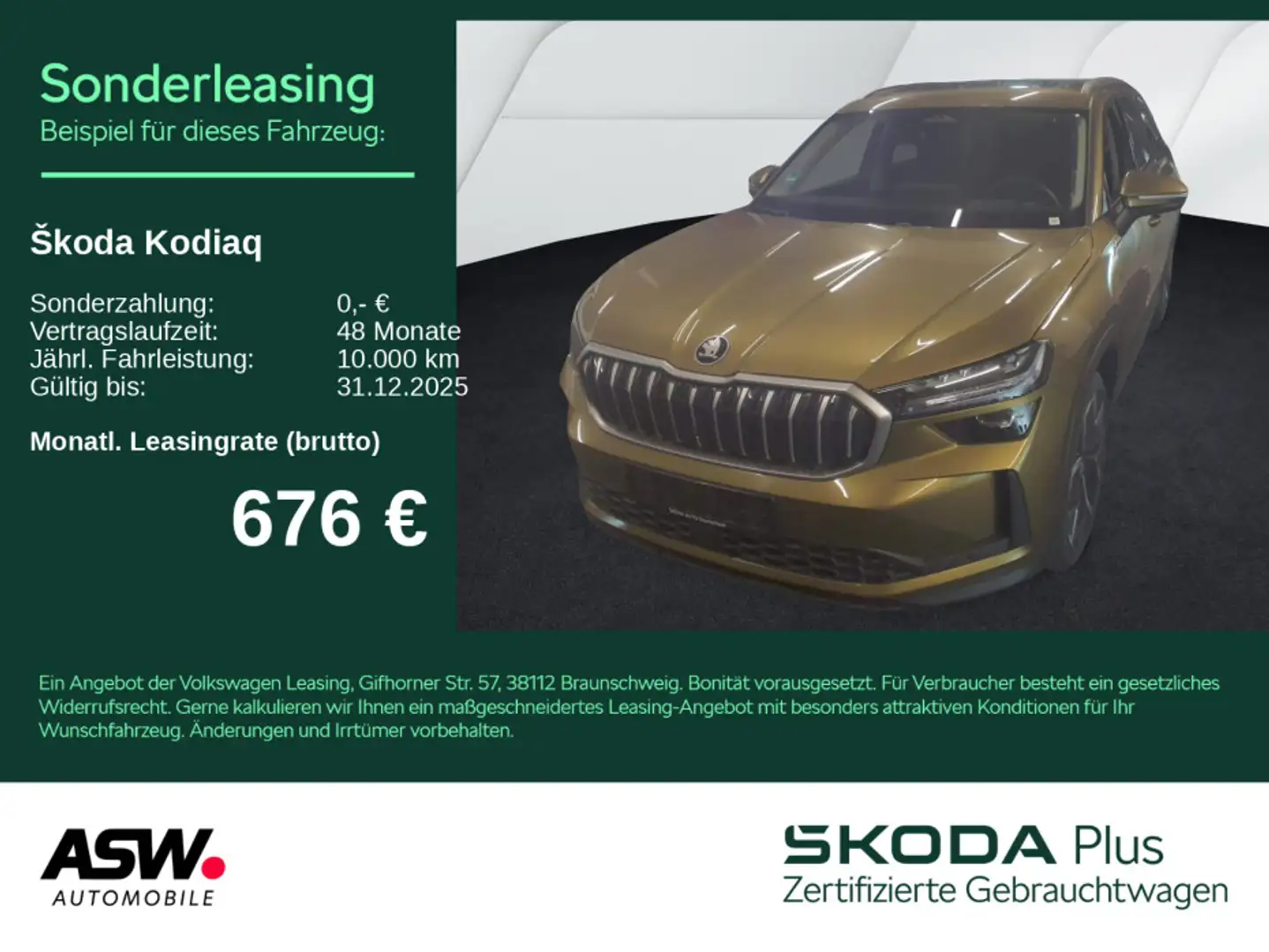 Skoda Kodiaq Selection 2.0TDI 4x4 DSG HUD PANO Stdhzg Gold - 1