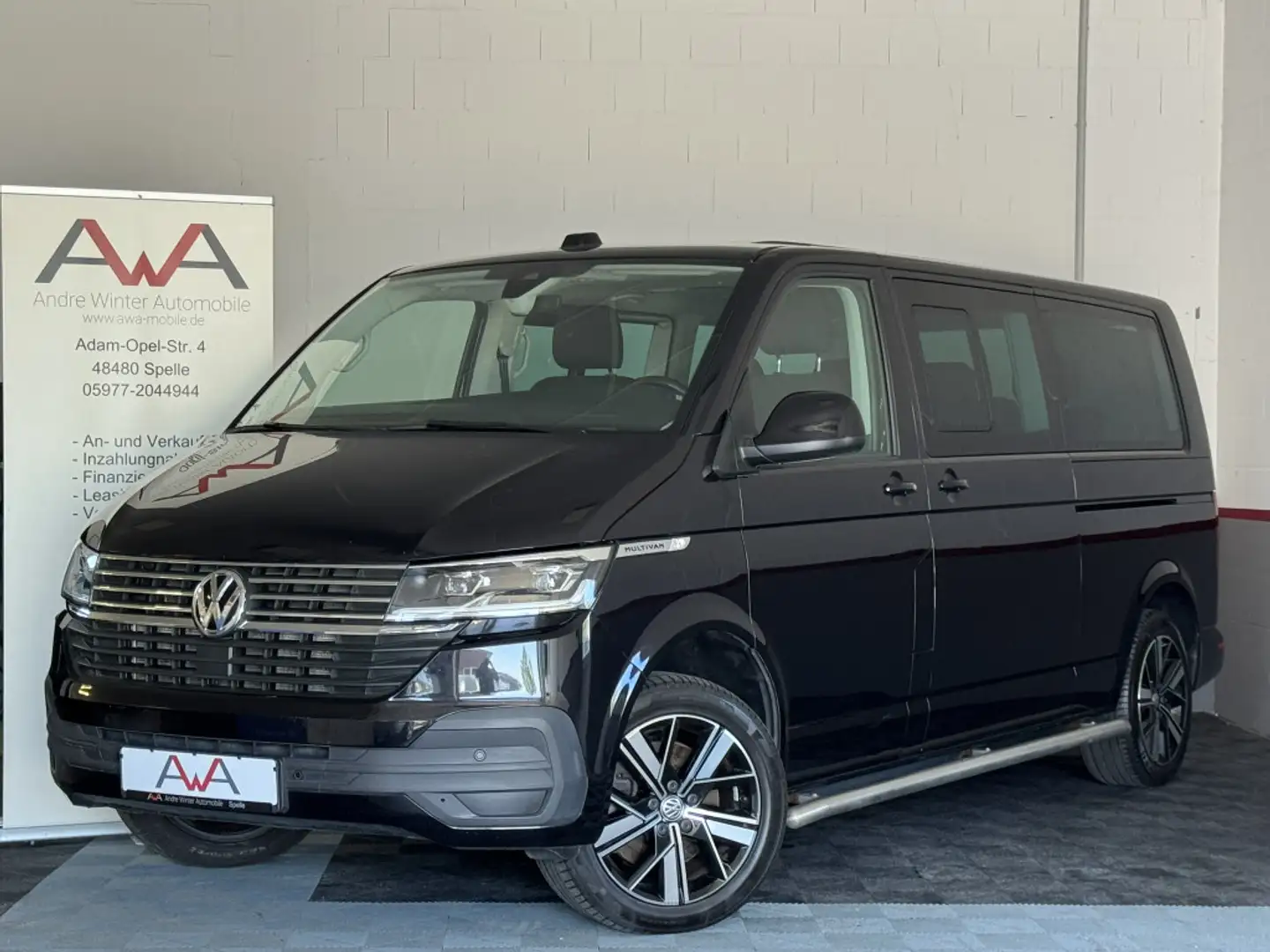 Volkswagen T6 Multivan 6.1 Comf Lang 7-Sitz LED ACC Virtual Schwarz - 1