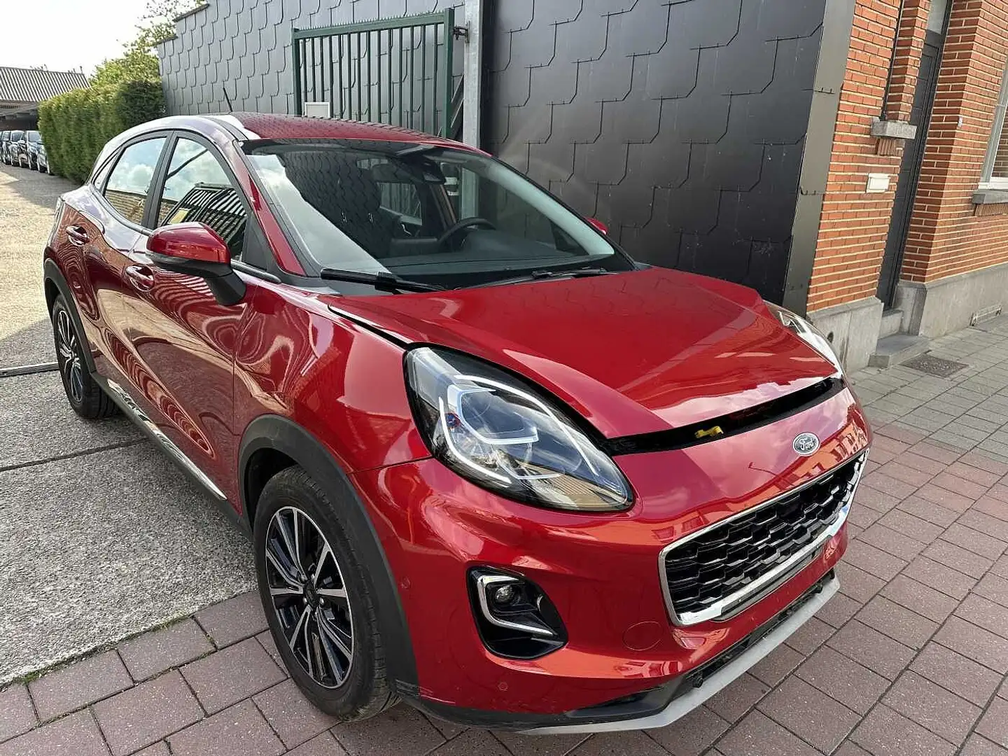 Ford Puma 1.0 EcoBoost HYBRID 55DKM EXPORT OF HANDELAARS Rosso - 2
