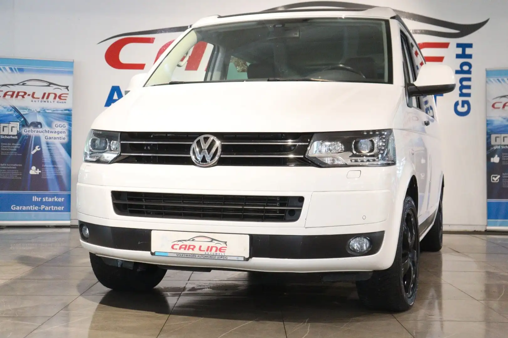 Volkswagen T5 California Beach Aufstelldach *Automatik*Bett Weiß - 1