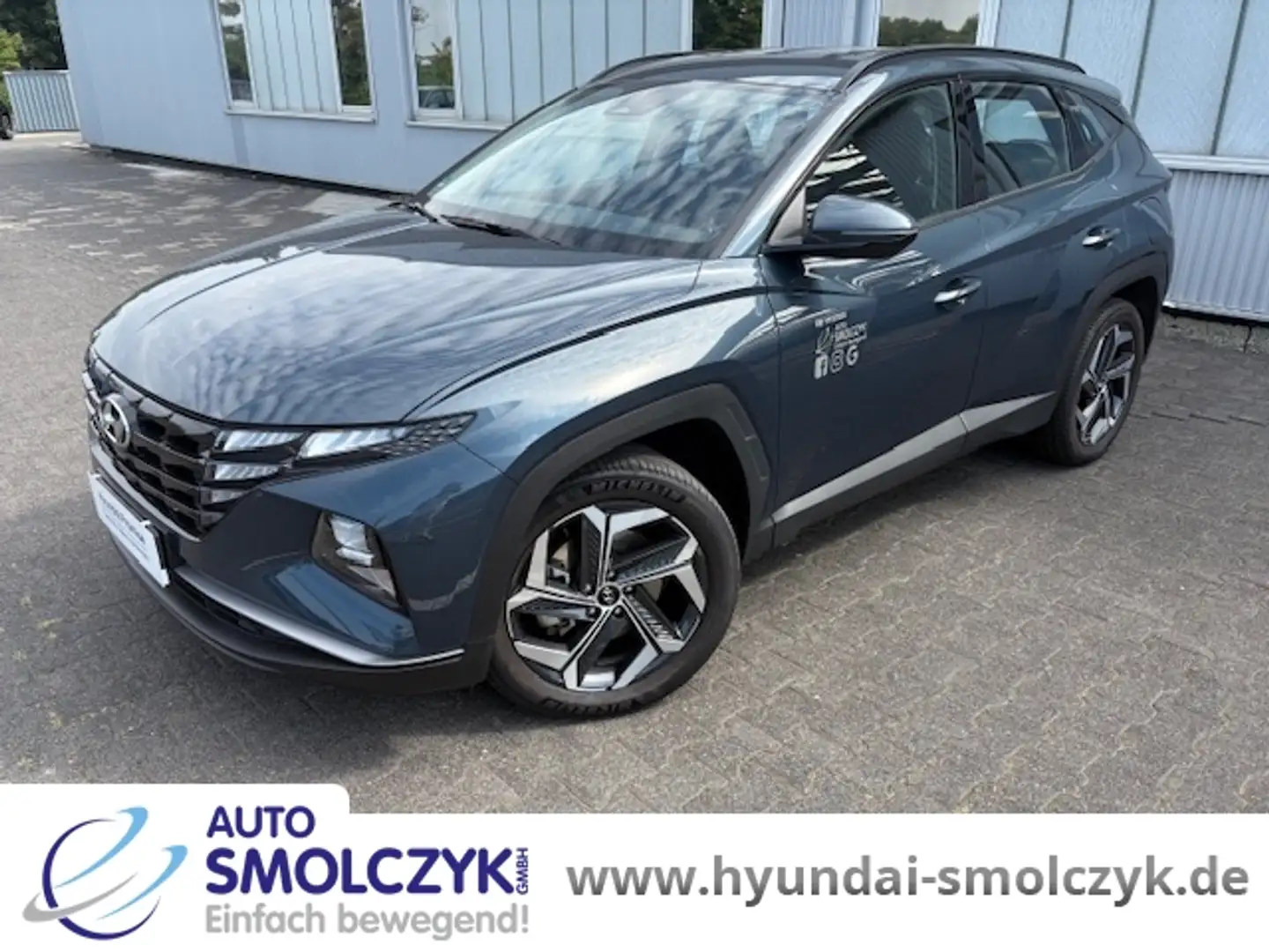 Hyundai TUCSON 1.6 T 6-AT 4WD PLUG-IN NAVI+PDC+KAMERA Bleu - 1