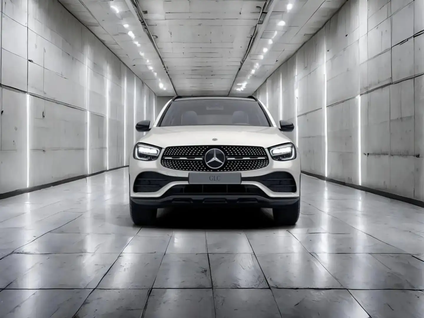 Mercedes-Benz GLC 300 e 4M +AMG+SHZ+MEMORY+PANO-DACH+KAMERA Weiß - 2