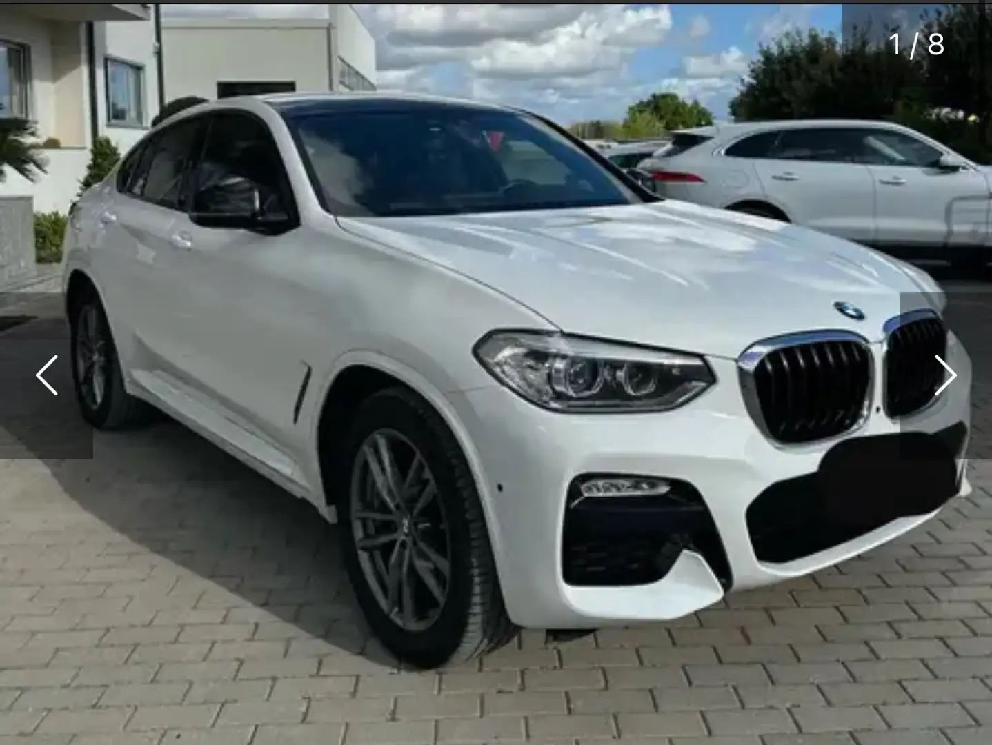 BMW X4 M X4 xdrive M40d auto Bianco - 1