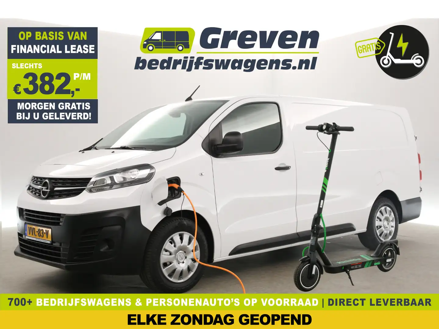 Opel Vivaro-e L3H1 Edition 75 kWh GRATIS E-Step! | EMISSIEVRIJE Wit - 1
