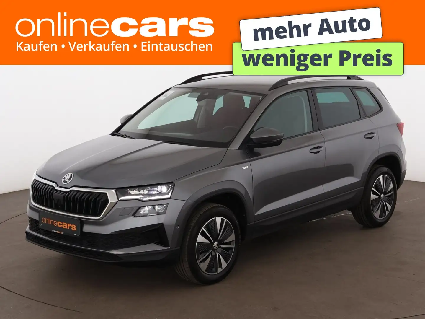 Skoda Karoq 1.5 TSI Tour Aut MATRIX AHK RADAR NAVI PDC Grau - 1