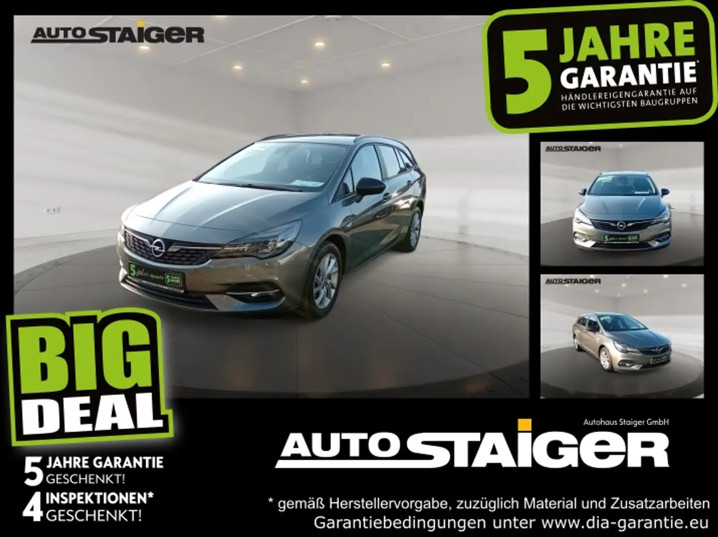 Opel Astra Edition Business Supersparsamer Diesel Grau - 1