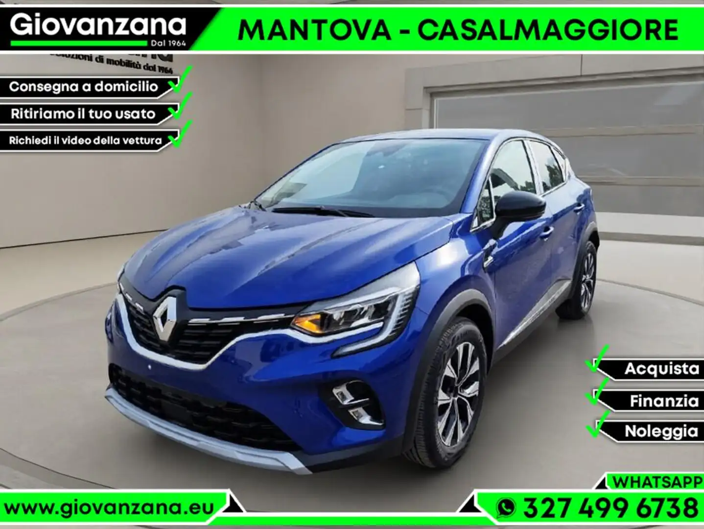Renault Captur 1.3 mild hybrid Techno AUTO 140cv Azul - 1