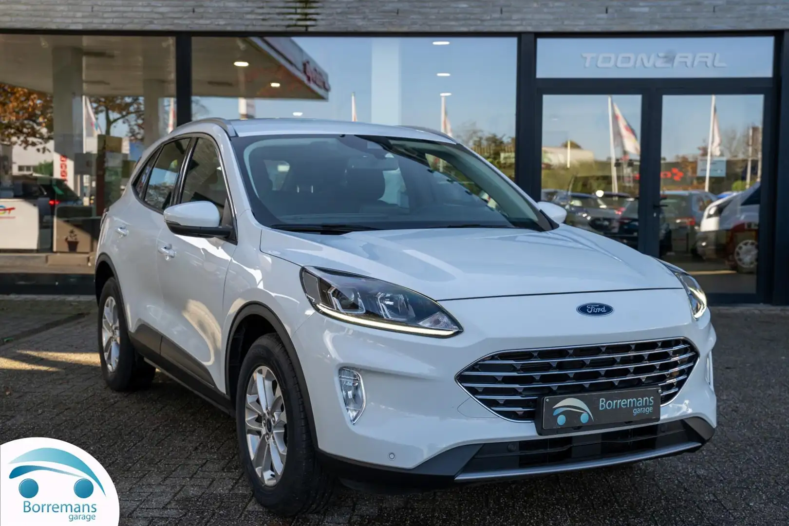 Ford Kuga 2.5 TITANIUM HYBRIDE 190 PK CARPLAY/CAMERA/BLU... Wit - 1