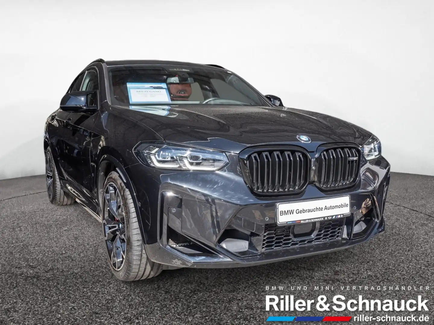 BMW X4 M Competition M-DRIVER+H/K+PANO+LEDER+SITZ Schwarz - 2