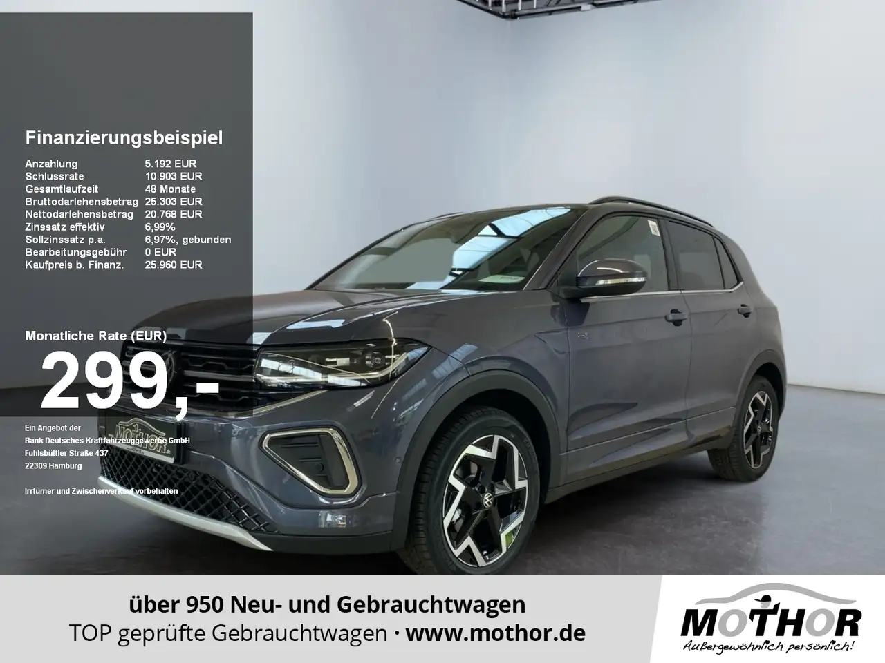 Volkswagen T-Cross R-Line 1.0 TSI DSG Ganzjahresreifen!!