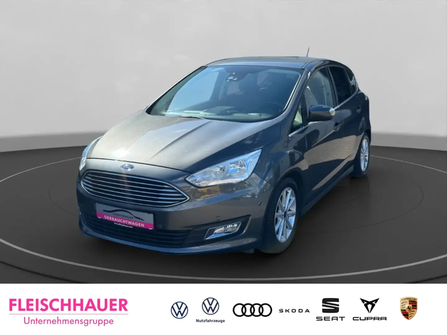 Ford C-Max Titanium 1.0 EcoBoost Navi+LED+CarPlay+StzHz+Tempo Grigio - 1