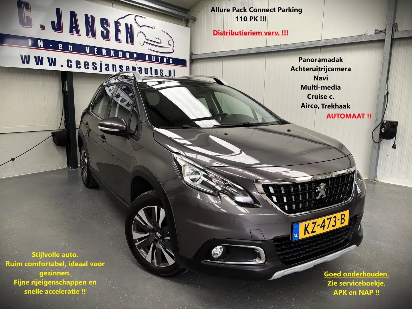 Peugeot 2008 1.2 PureTech Allure MOOIE VOLLE AUTO !! Grigio - 1