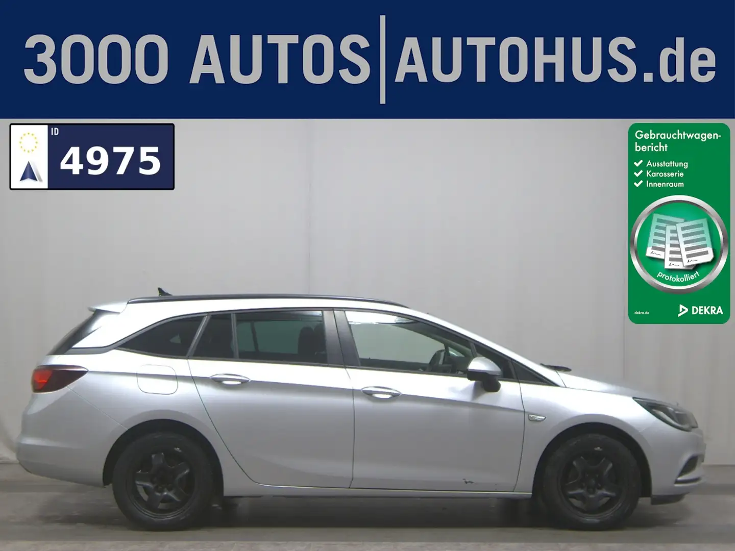 Opel Astra ST 1.6 CDTI Edition Navi AHK PDC Klima Argento - 1