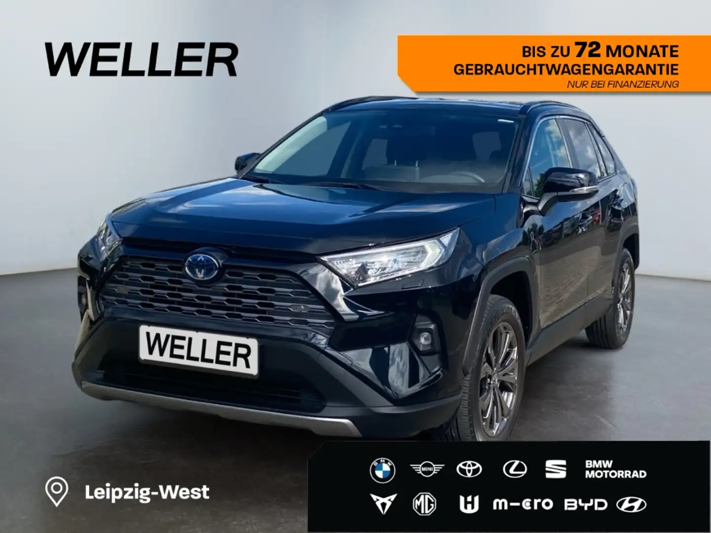 Toyota RAV 4 2.5 4x2 Hybrid Team D *AHK*CAM*SHZ*CarPlay* Schwarz - 1
