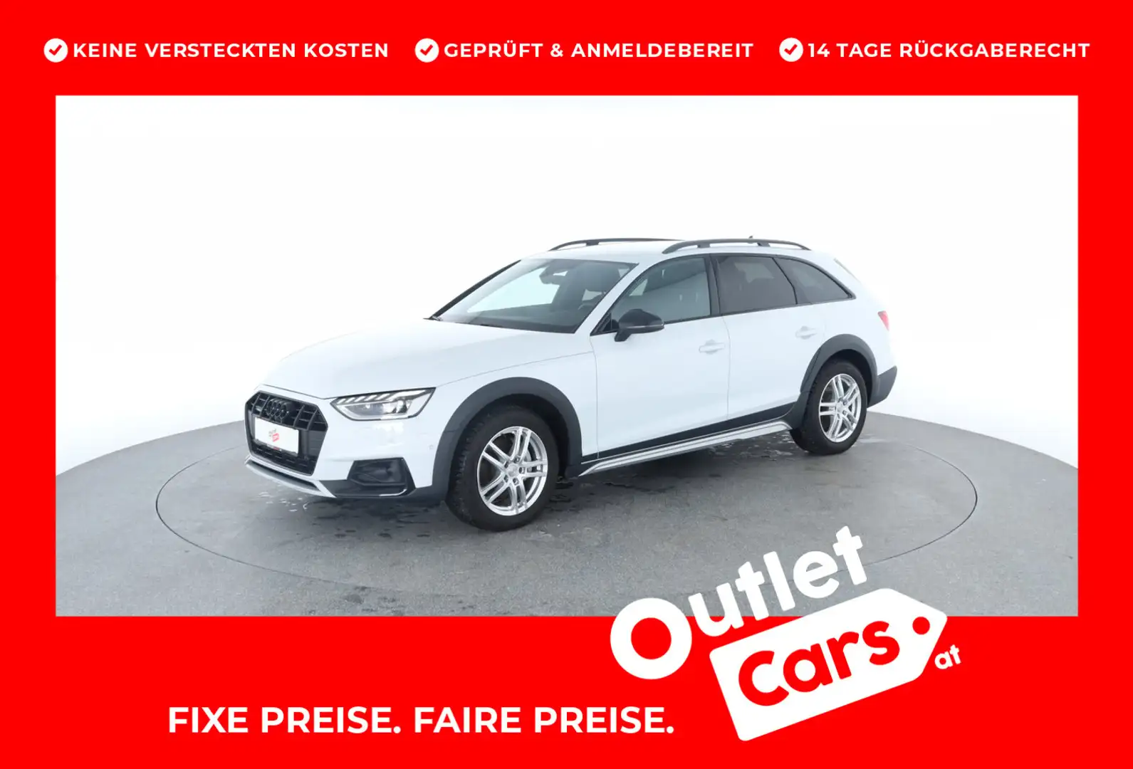 Audi A4 allroad 40 TDI quattro Weiß - 1