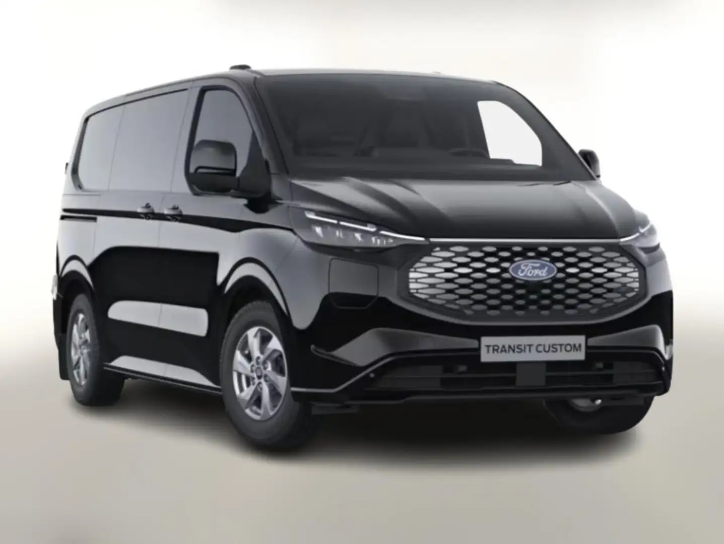 Ford E-Transit Custom Limited 71kWh L1 ACC Kam360 LED 160 kW (... Schwarz - 1