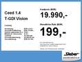 Kia Ceed / cee'd Ceed 1.4 T-GDI Vision *Navi*Sitzheizung*PDC* Black - thumbnail 4