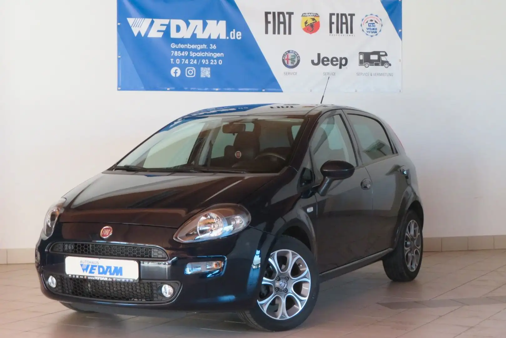 Fiat Punto 1.4 8V 77PS 5-Türen *NAVI,Klimaautom.* Azul - 1