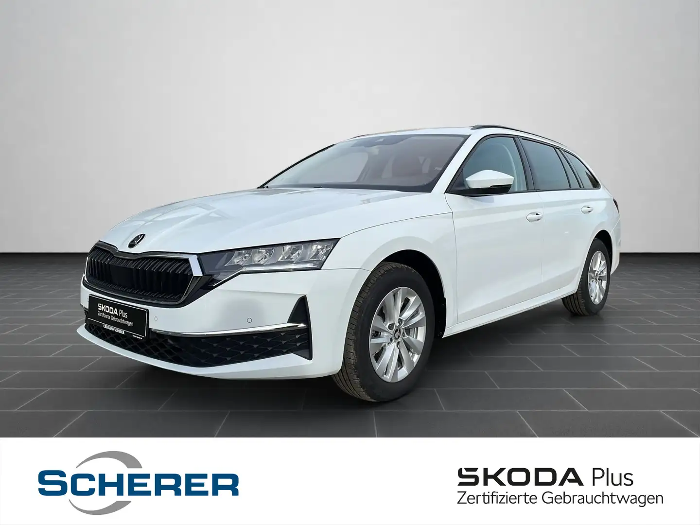 Skoda Octavia Combi 1.5 TSI DSG Selection SHZ RFK ACC Weiß - 1