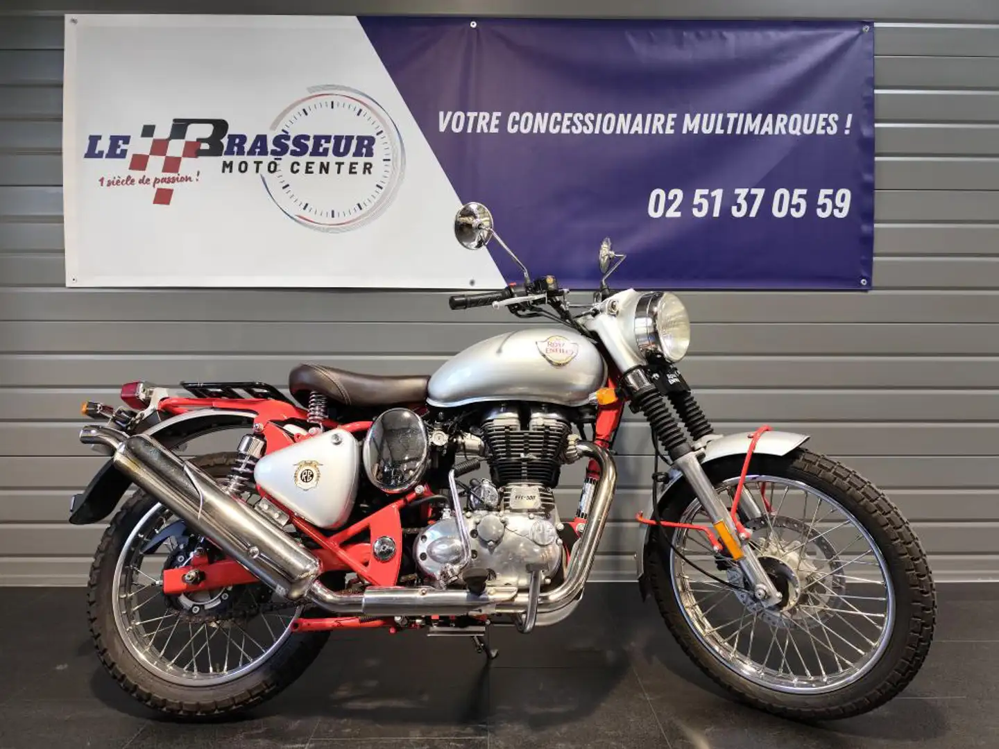 Royal Enfield Bullet 500 Gris - 1
