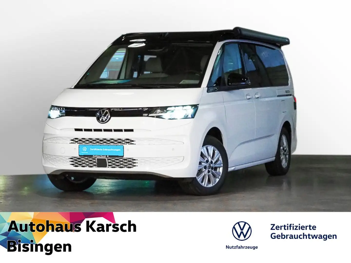 Volkswagen T7 California Beach Camper 2.0 TDI DSG AHK, ACC Blanc - 1