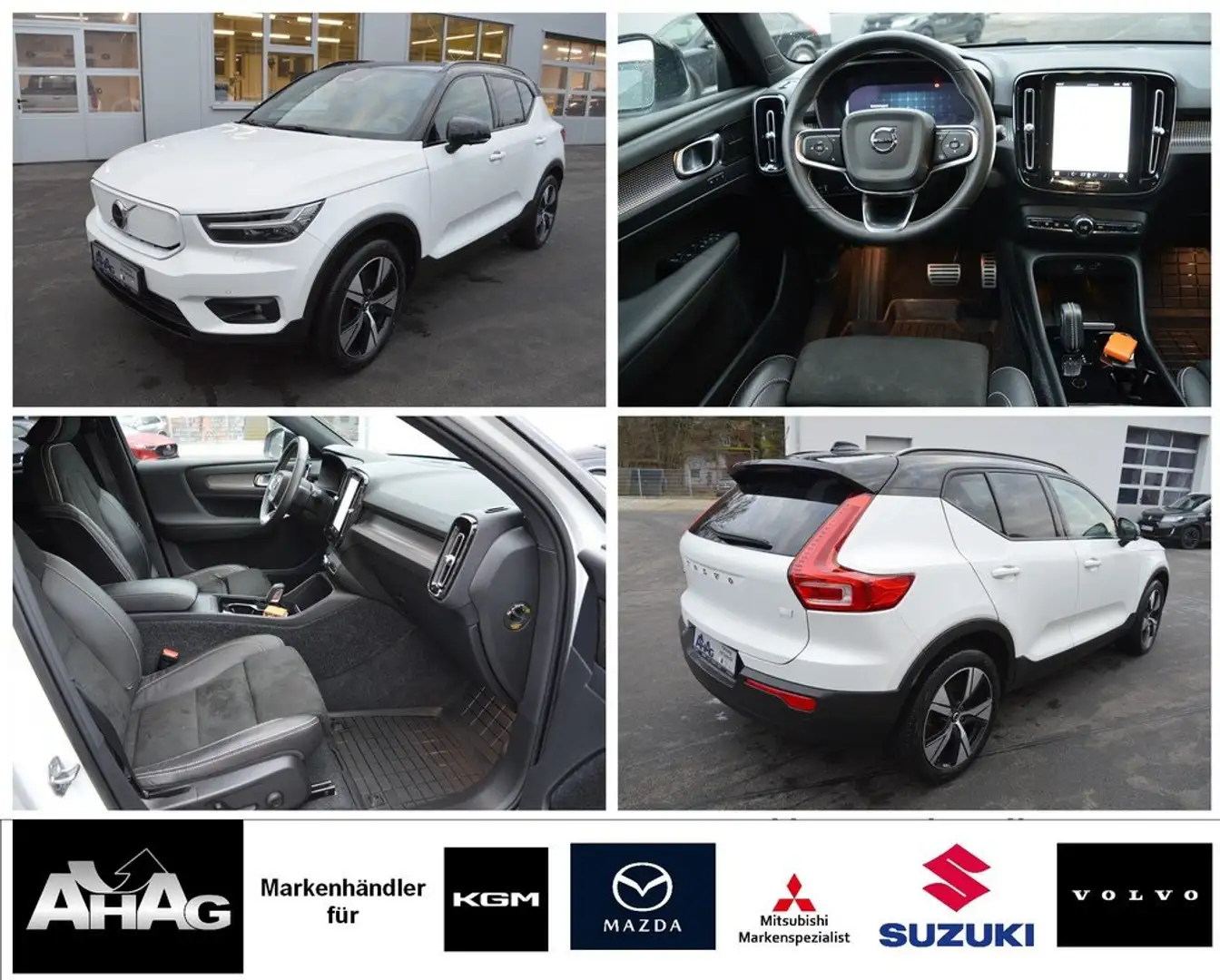 Volvo XC40 XC40 P8 AWD Recharge Twin R-Design *Pano+360+H&K* Weiß - 1