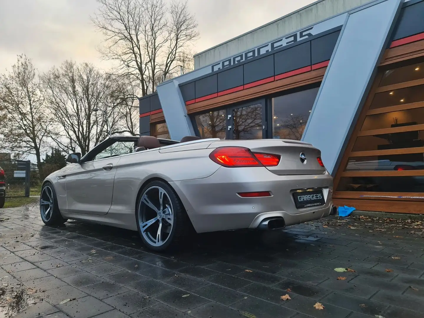 BMW 650 i Cabrio AC SCHNITZER 371 KW/AKTIVLENKUNG Argent - 2