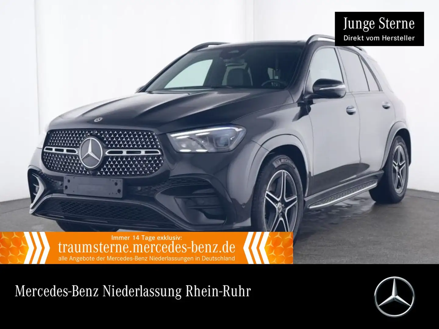 Mercedes-Benz GLE 450 4M AMG+NIGHT+PANO+360+AHK+MULTIBEAM+STHZG Schwarz - 1