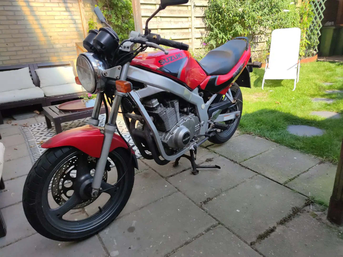 Suzuki GS 500 Rood - 2