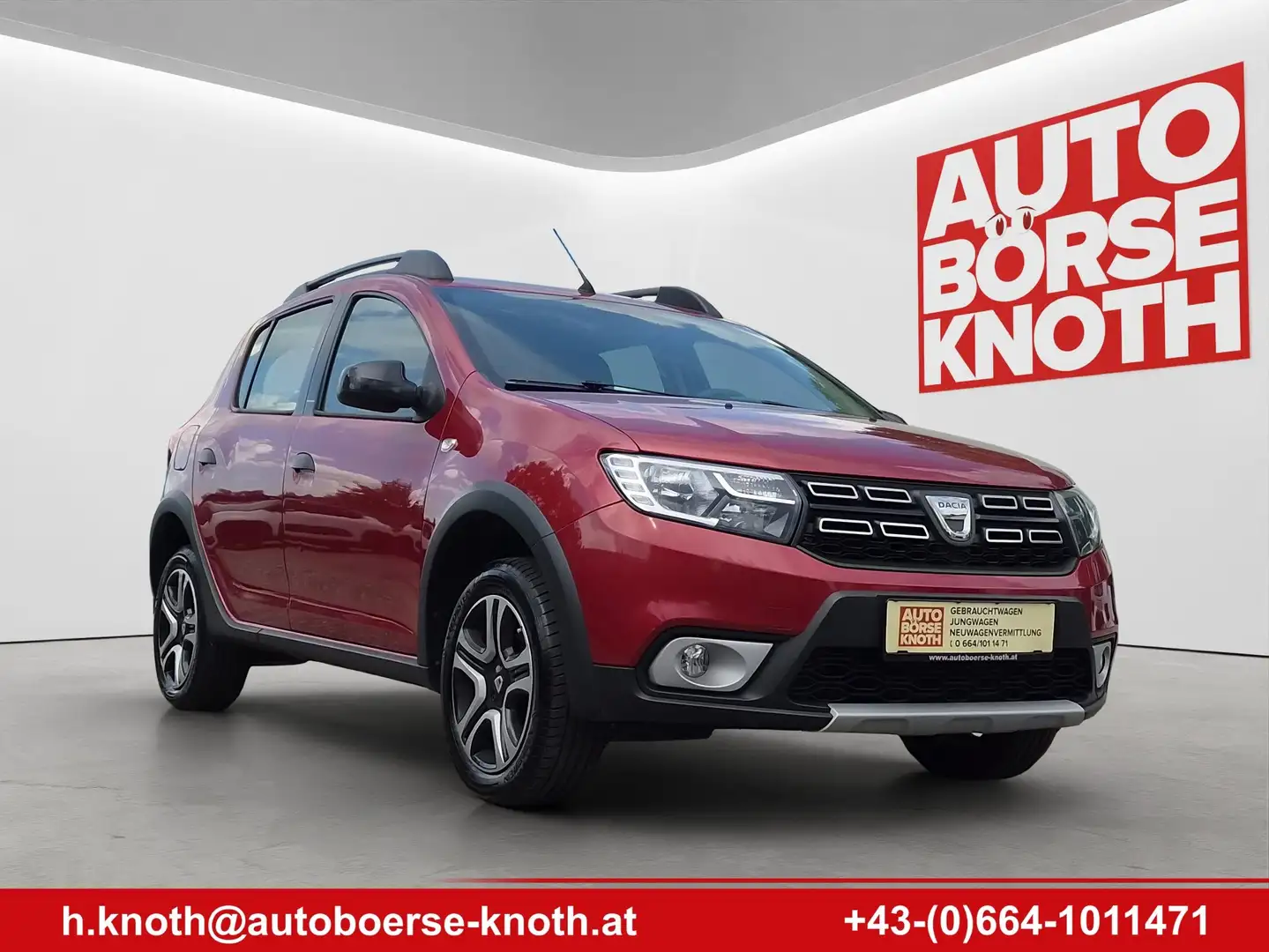 Dacia Sandero Stepway Style, Tempomat, Kamera, Navi, WKR usw... Rot - 1