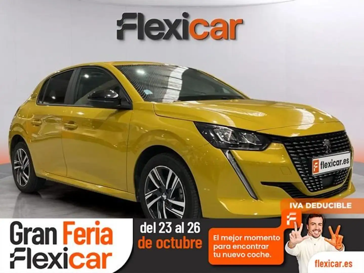 Peugeot 208 1.2 Puretech S&S Active Pack EAT8 100 Jaune - 1