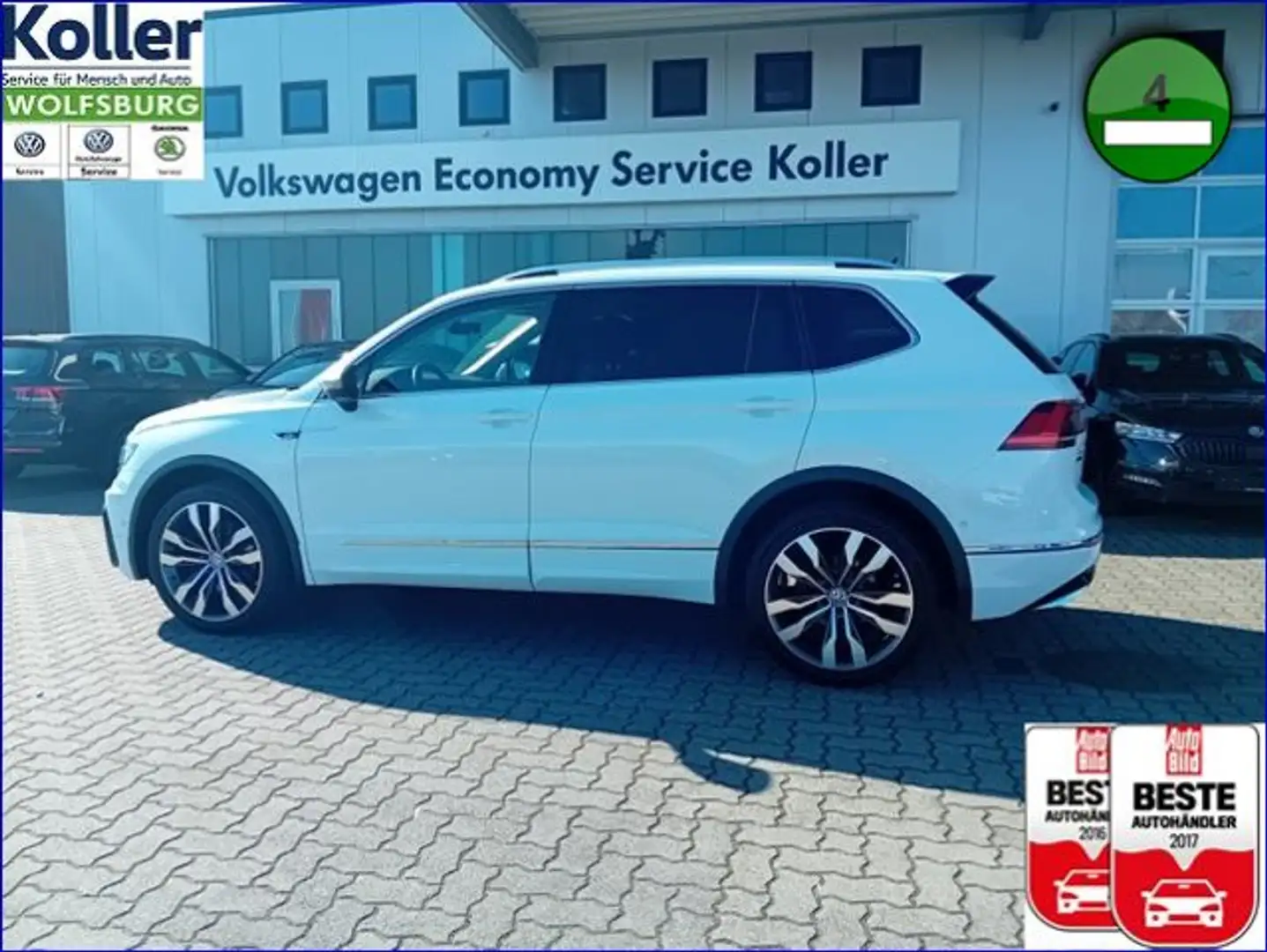 Volkswagen Tiguan Allspace 2.0 TDI DSG 4MO R-Line STDHZ CAM Blanco - 2