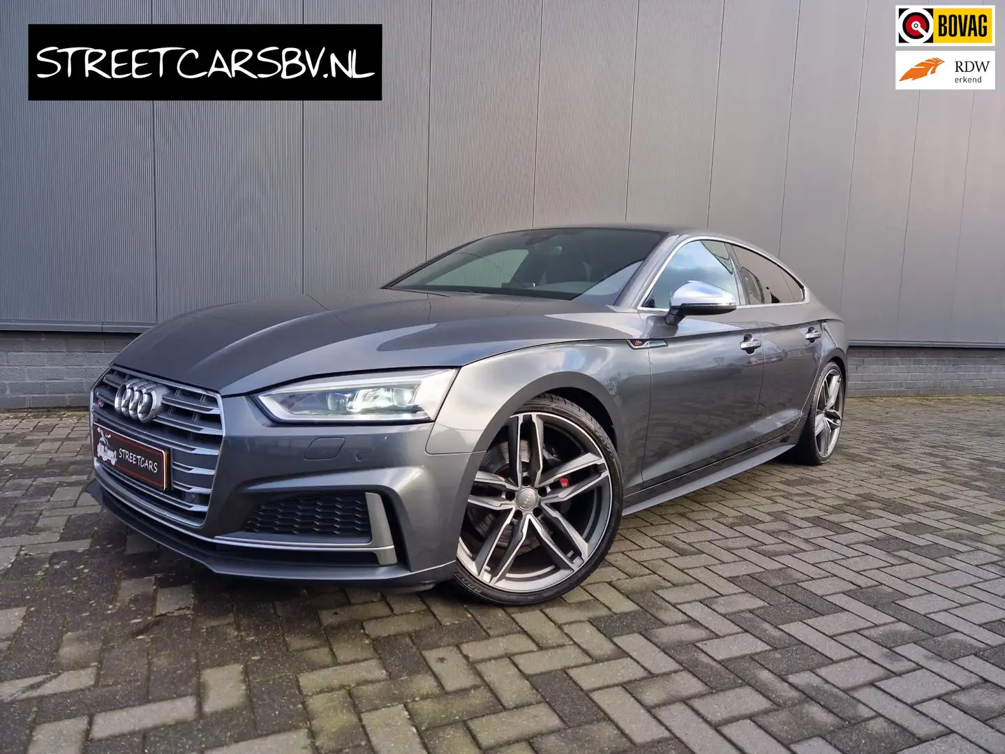 Audi S5 3.0 TFSI quattro dealer onderhoud! Topstaat! Gris - 1