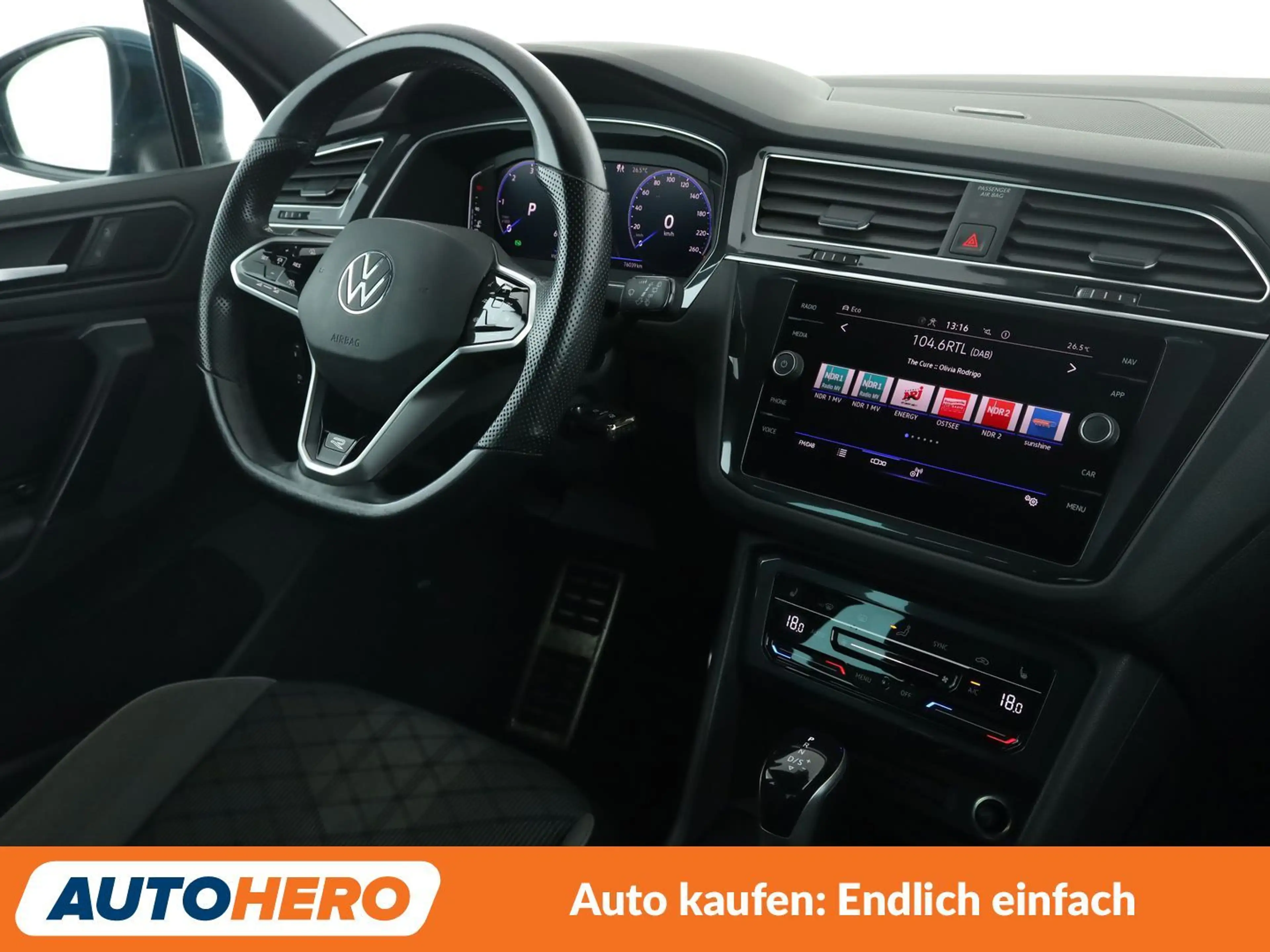 Volkswagen Tiguan 2.0 TDI R-Line 4Motion Aut.*NAVI*CAM*ACC* — photo 13