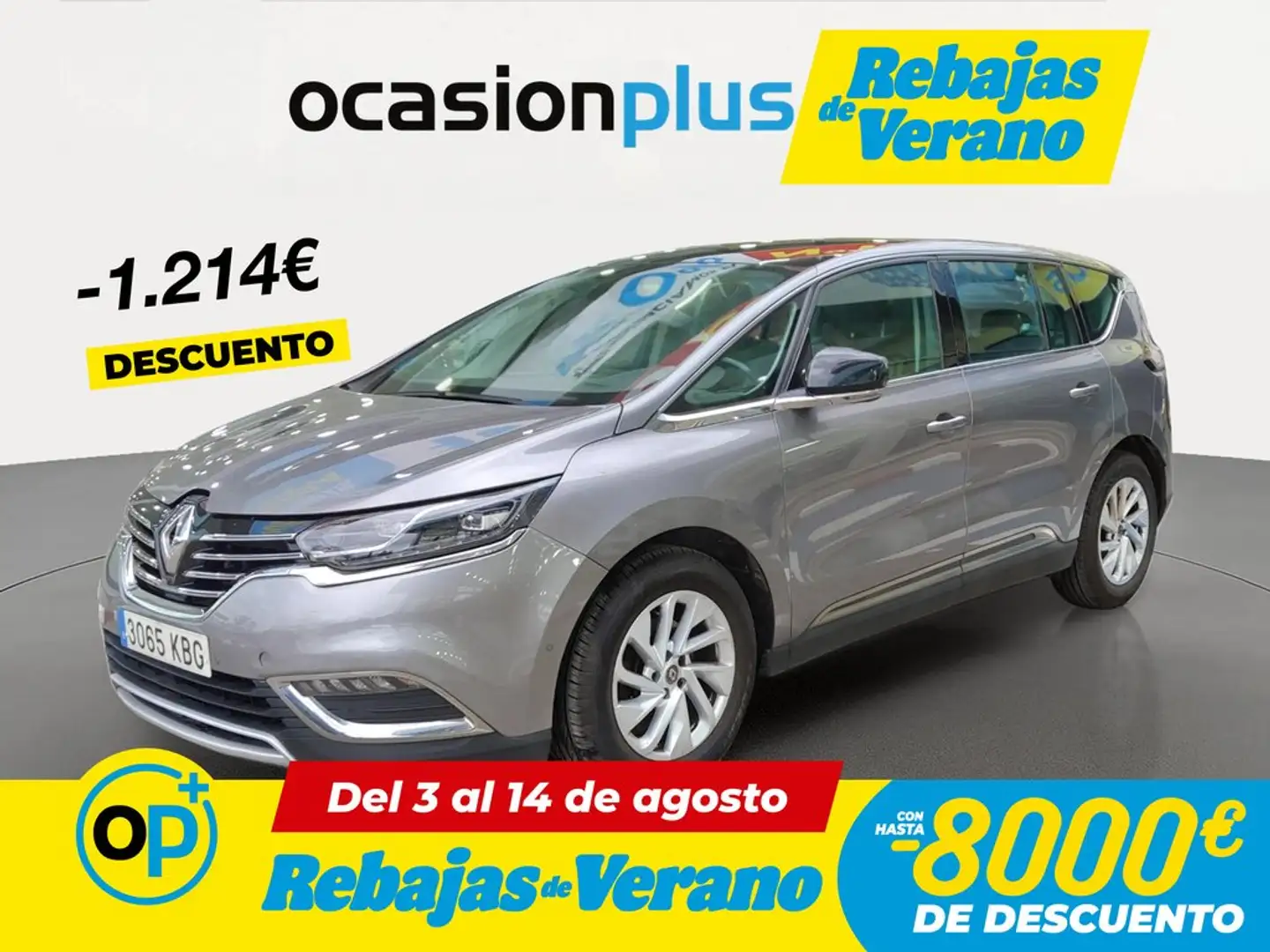 Renault Espace 1.6dCi Energy Zen 96kW Gris - 1