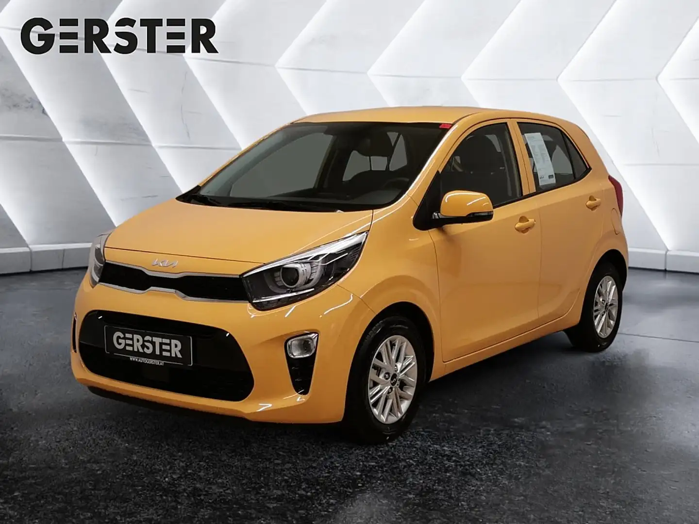 Kia Picanto 1,2 DPI ISG Silber Gelb - 1