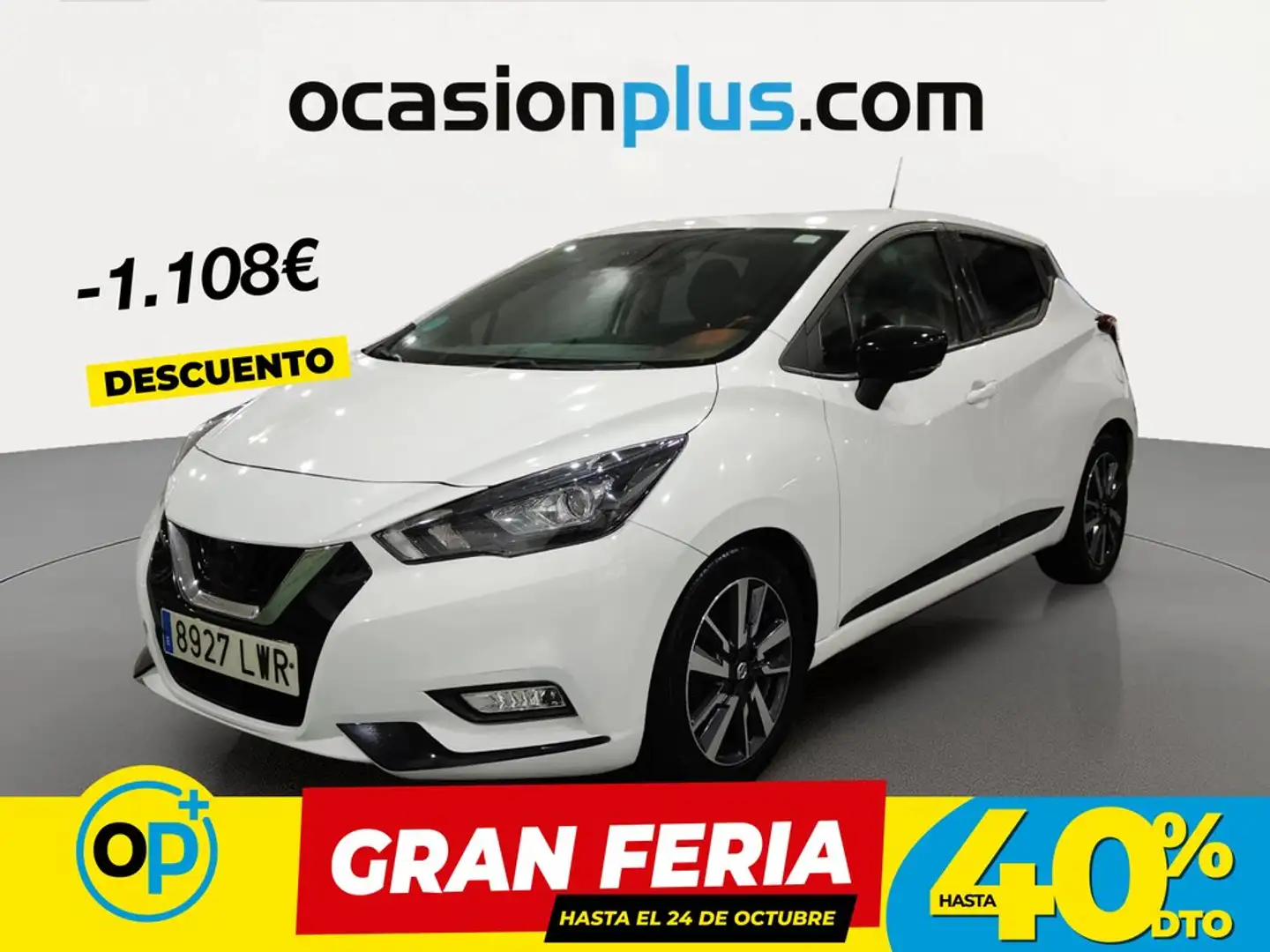 Nissan Micra IG-T N-Desing Black 92 Blanco - 1