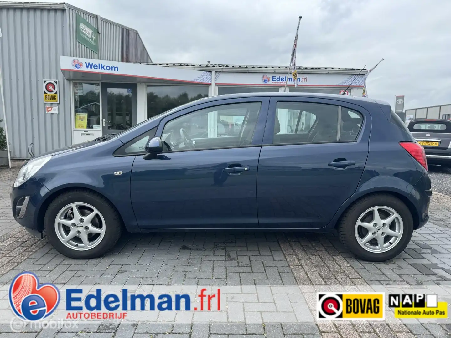 Opel Corsa 1.4-16V 5D| Stoelverw.Stuurverw. | Trekhaak | NAP Bleu - 2