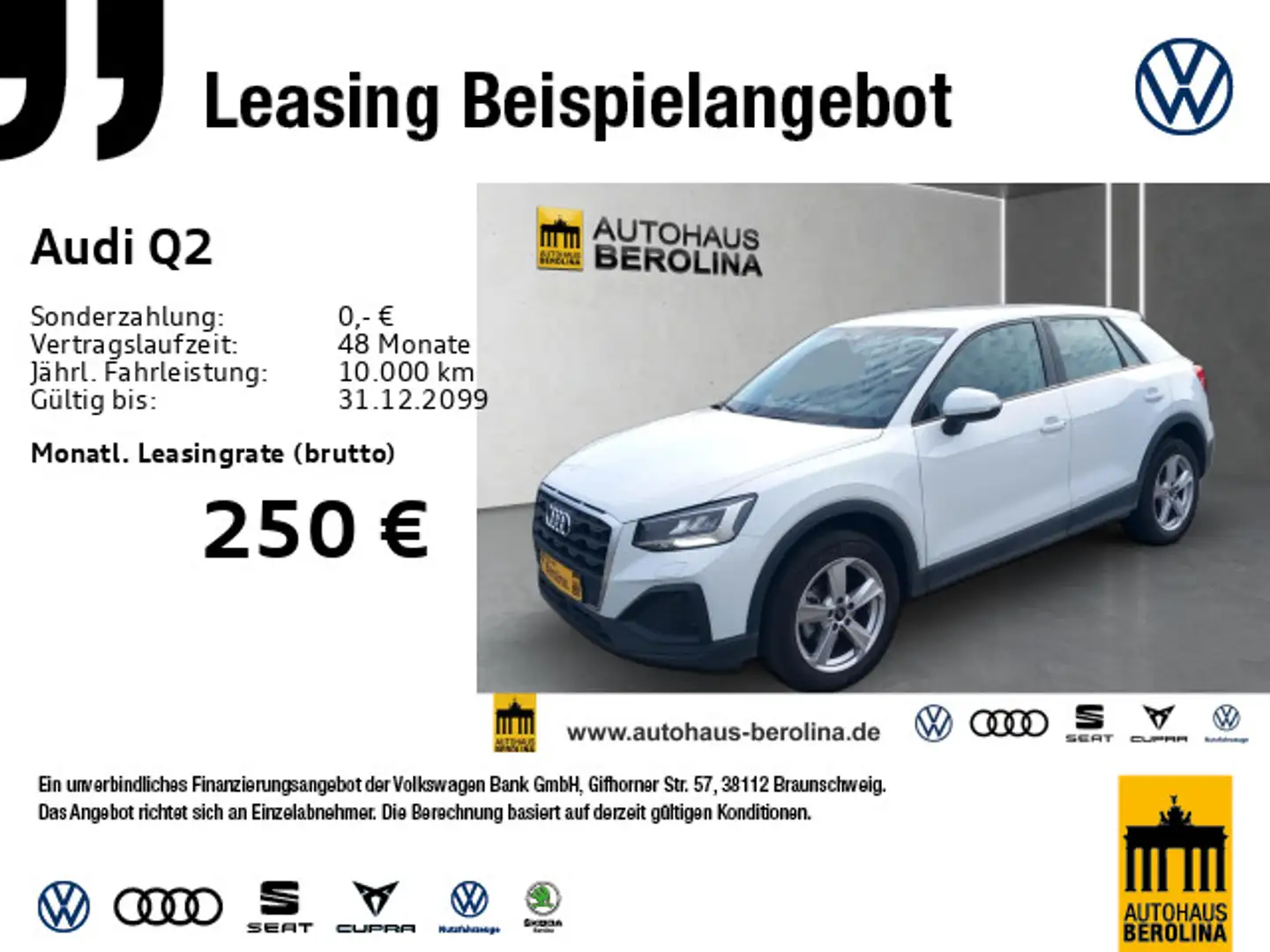 Audi Q2 30 TFSI *LED*PDC*Virt.C*KLIMA* Weiß - 1